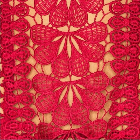 NWT Self Portrait Off Shoulder Guipure Mini Dress 4 - Picture 4 of 6